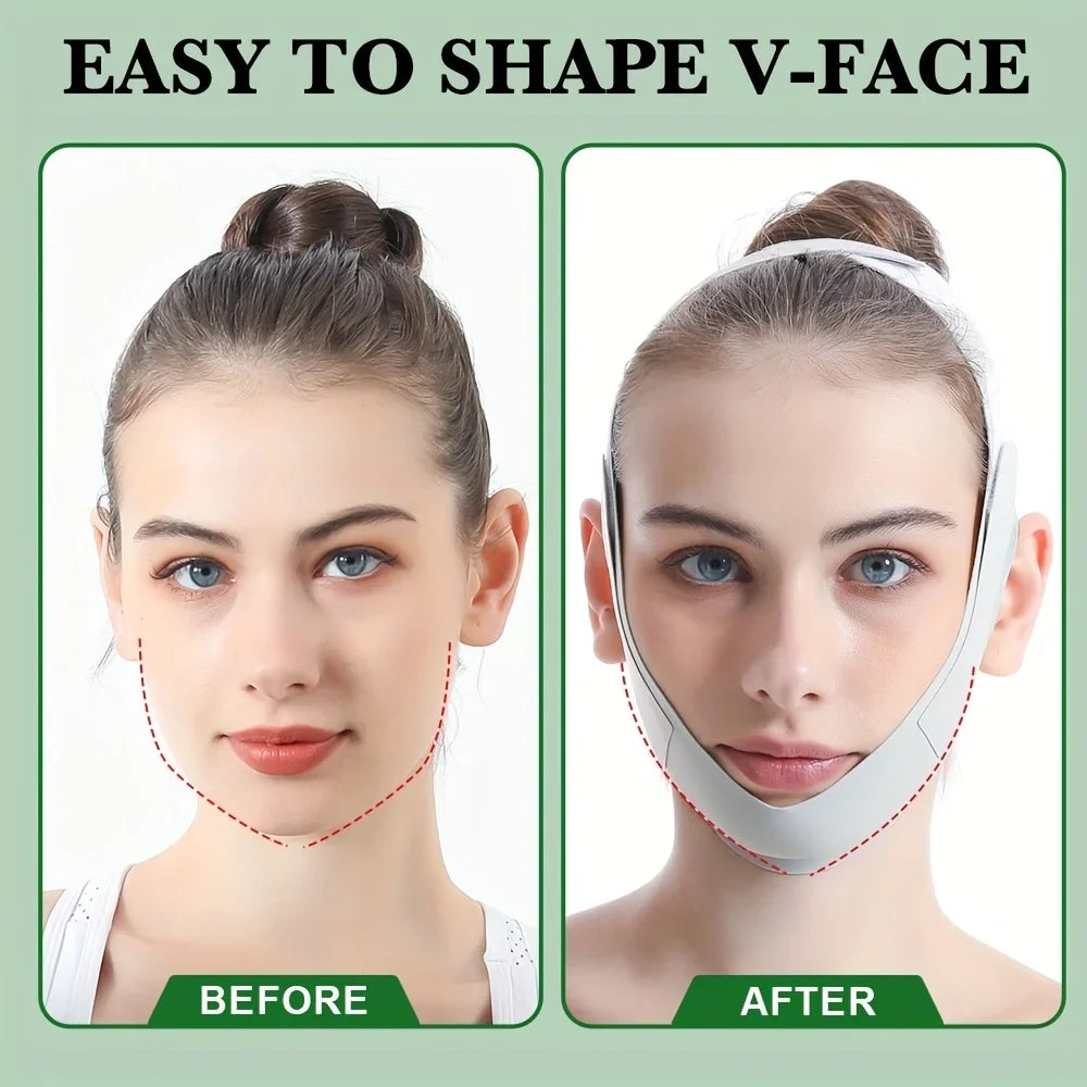 Bandagem Emagrecedora Reutilizável para Mulheres, V Line Shaper, Cinto de Levantar Chin Cheek, Correia de Massagem Facial, Cuidados com a Pele do Rosto, Ferramentas de Beleza